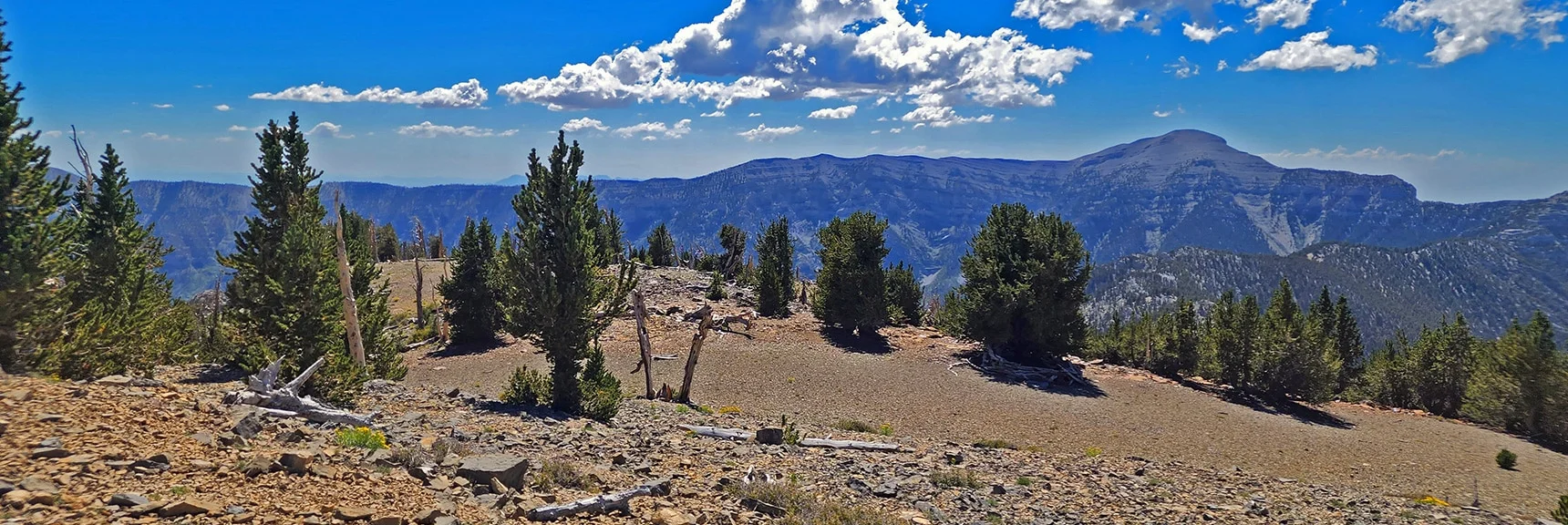 Massive Mummy Mountain Summit Southeastern View | Mummy Mountain Grand Crossing | Lee Canyon to Deer Creek Road | Mt Charleston Wilderness | Spring Mountains, Nevada |