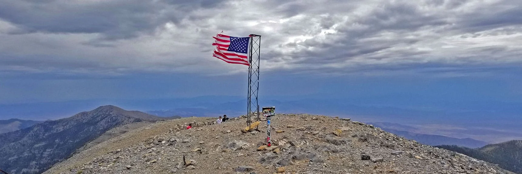 Arrival on Charleston Peak Summit! | Lee and Charleston Peaks via Lee Canyon Mid Ridge | Mt Charleston Wilderness | Spring Mountains, Nevada