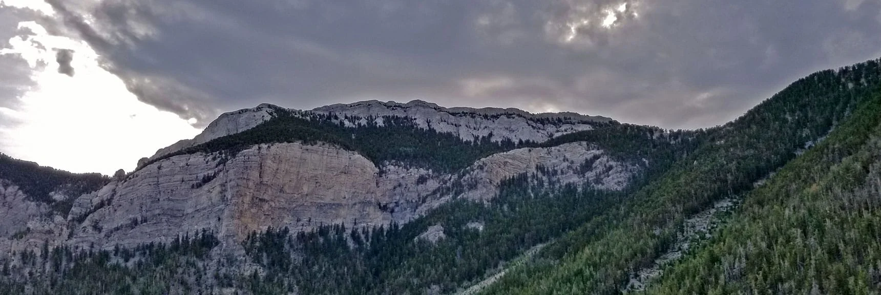 Mummy Mountain Summit from Lee Canyon Mid-Ridge | Lee and Charleston Peaks via Lee Canyon Mid Ridge | Mt Charleston Wilderness | Spring Mountains, Nevada
