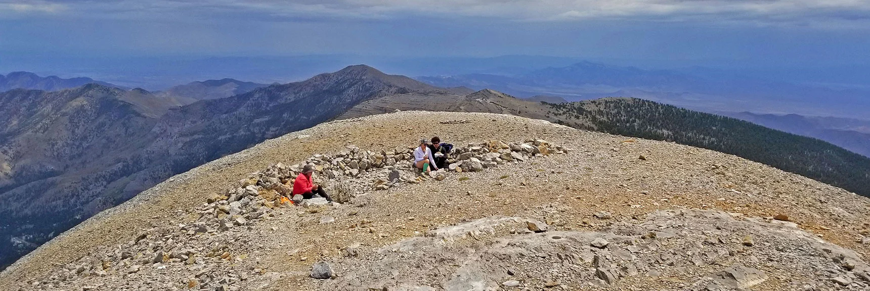 Climber's Shelter from the Summit Winds | Lee and Charleston Peaks via Lee Canyon Mid Ridge | Mt Charleston Wilderness | Spring Mountains, Nevada