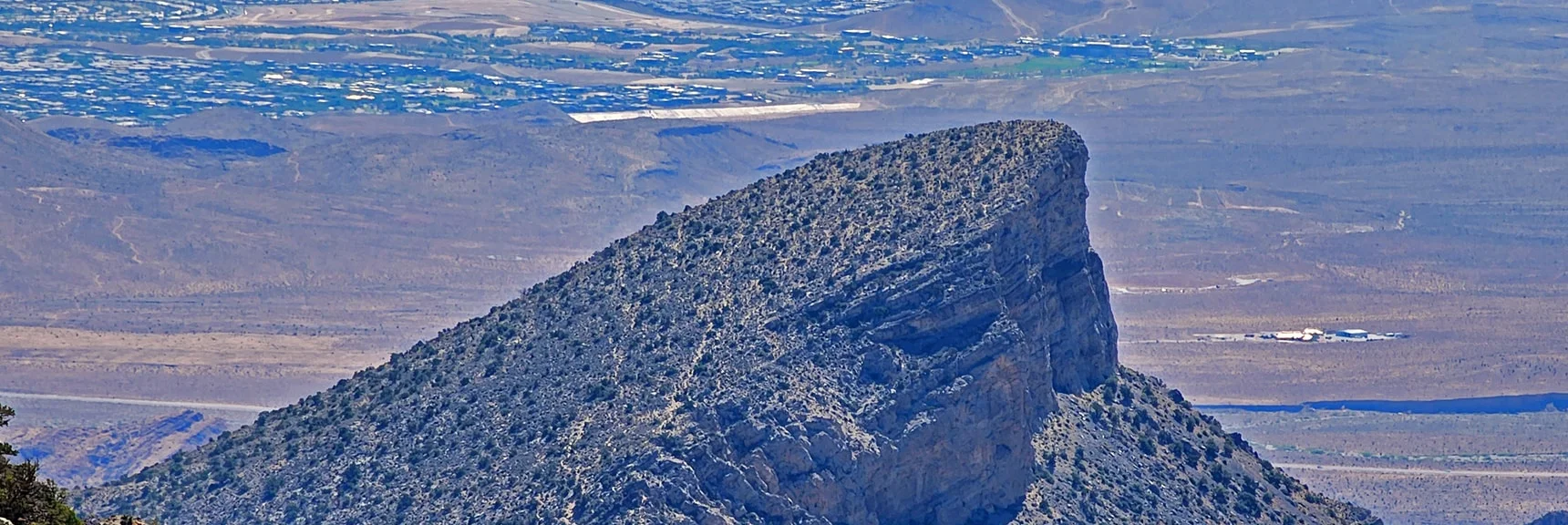 Zoom in on Turtlehead Peak Summit. | Kyle Canyon Grand Crossing | Northern Half | La Madre Mountains Wilderness, Nevada