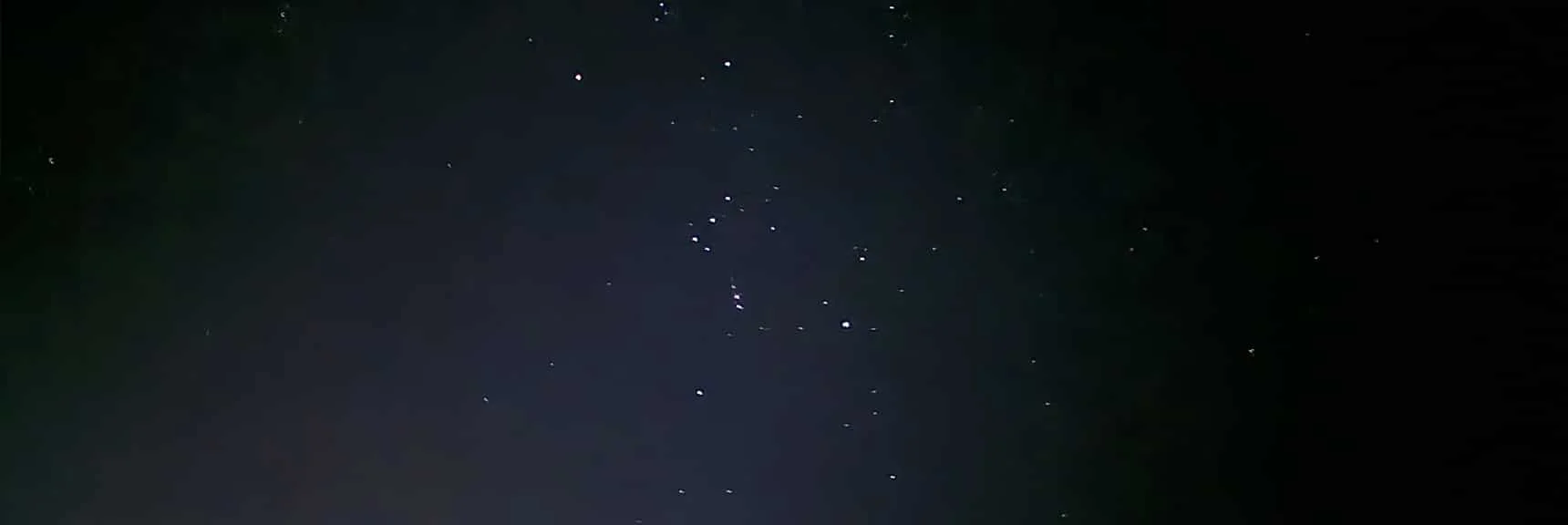 Orion's Belt at 5am from Lower Harris Springs Rd | Kyle Canyon Grand Crossing | Northern Half | La Madre Mountains Wilderness, Nevada