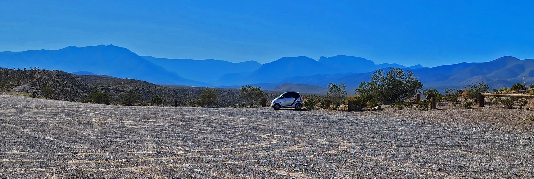 Arrival Back at "The Beast" as Seen from Far Above Earlier. ! | Kyle Canyon Grand Crossing | Northern Half | La Madre Mountains Wilderness, Nevada