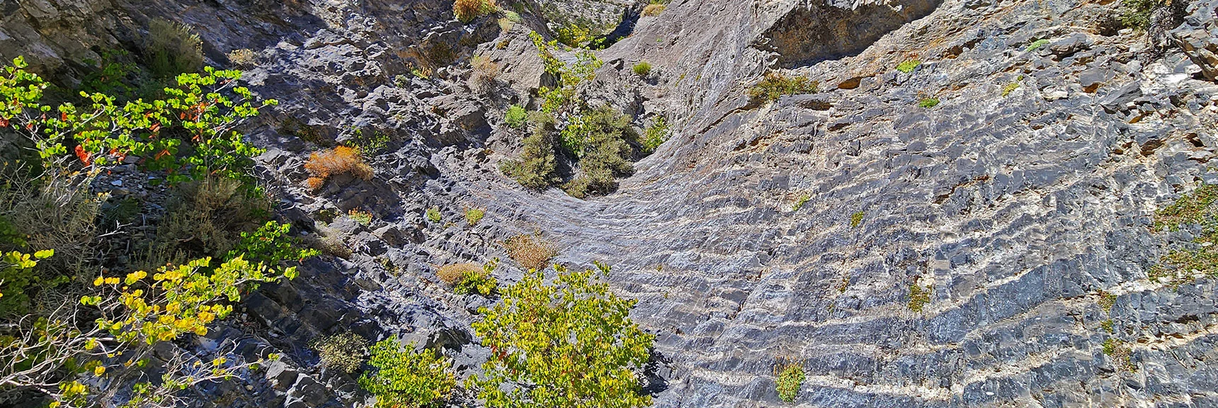 Here's the Right Split Barrier | Kyle Canyon Grand Crossing | Southern Half | Red Rock Canyon National Conservation Area, Nevada