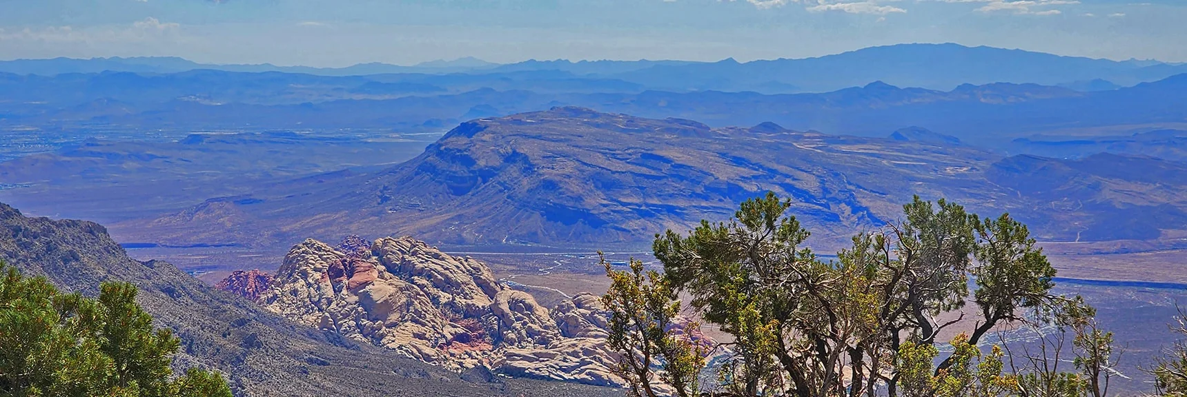 Calico Hills and Blue Diamond Mountain in Red Rock Canyon | Kyle Canyon Grand Crossing | Southern Half | Red Rock Canyon National Conservation Area, Nevada