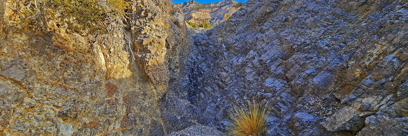 First Dry Fall is Fairly Easy and Fun to Climb | Kyle Canyon Grand Crossing | Southern Half | Red Rock Canyon National Conservation Area, Nevada