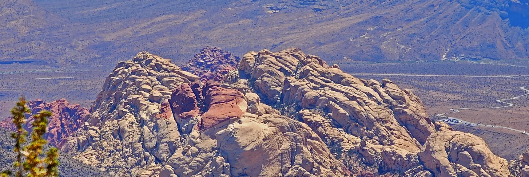 Zoom in on Calico Hills. | Kyle Canyon Grand Crossing | Southern Half | Red Rock Canyon National Conservation Area, Nevada
