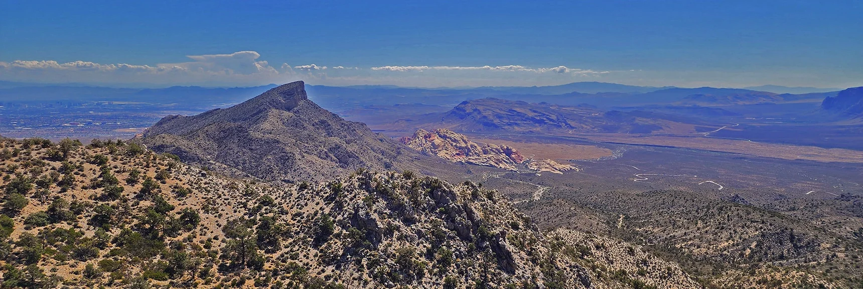 View Down into Red Rock Canyon | Kyle Canyon Grand Crossing | Southern Half | Red Rock Canyon National Conservation Area, Nevada