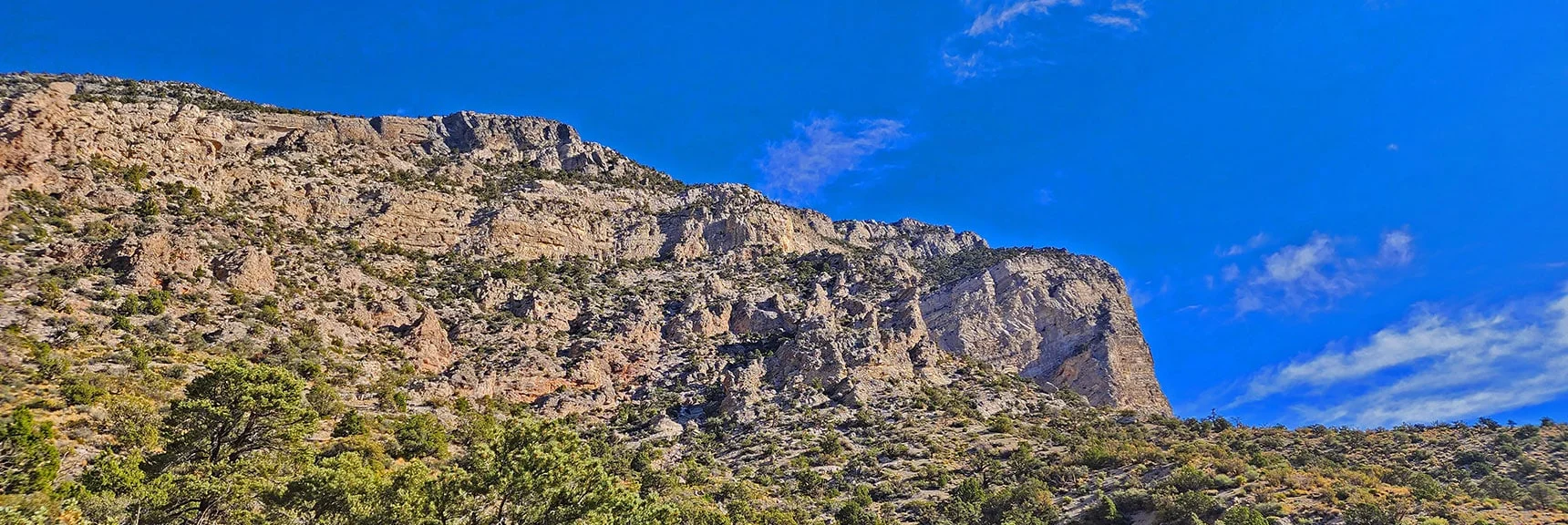 Routes Up El Padre Look Far More Imposing with Exposure | Kyle Canyon Grand Crossing | Southern Half | Red Rock Canyon National Conservation Area, Nevada