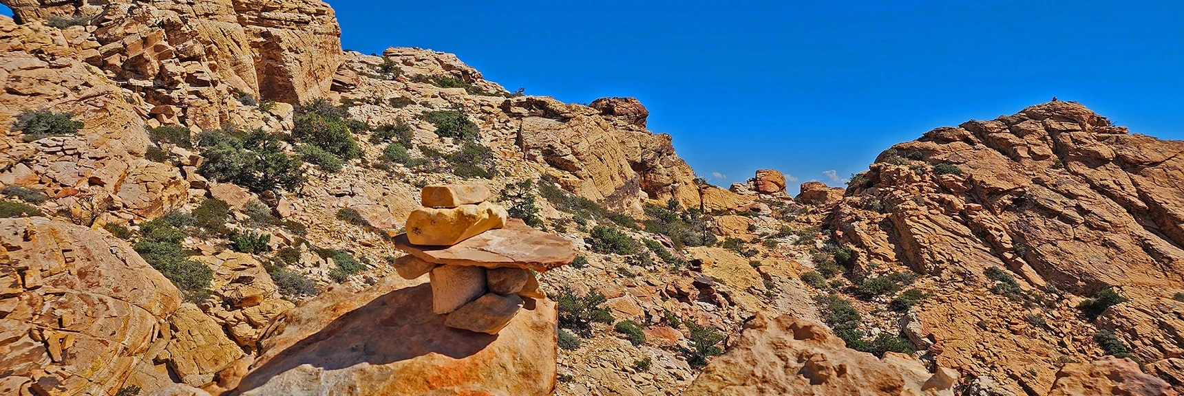 Ascending Toward Final Saddle Before Summit. | Hollow Rock Peak | Rainbow Mountain Wilderness, Nevada