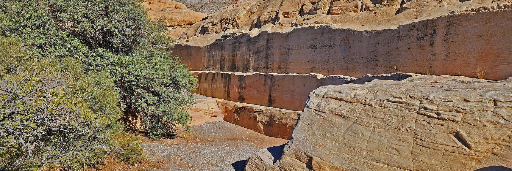 Quarry Area on Side of Sandstone Hill | Turtlehead Peak | Red Rock Canyon National Conservation Area, Nevada