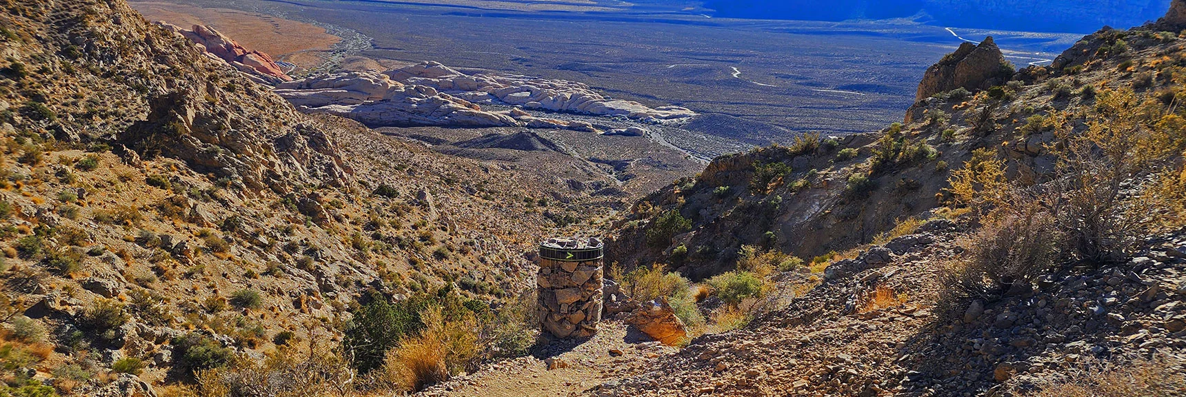Main Trail is Well Marked at Major Turns, But Watch Carefully or Head Off-Course! | Turtlehead Peak | Red Rock Canyon National Conservation Area, Nevada
