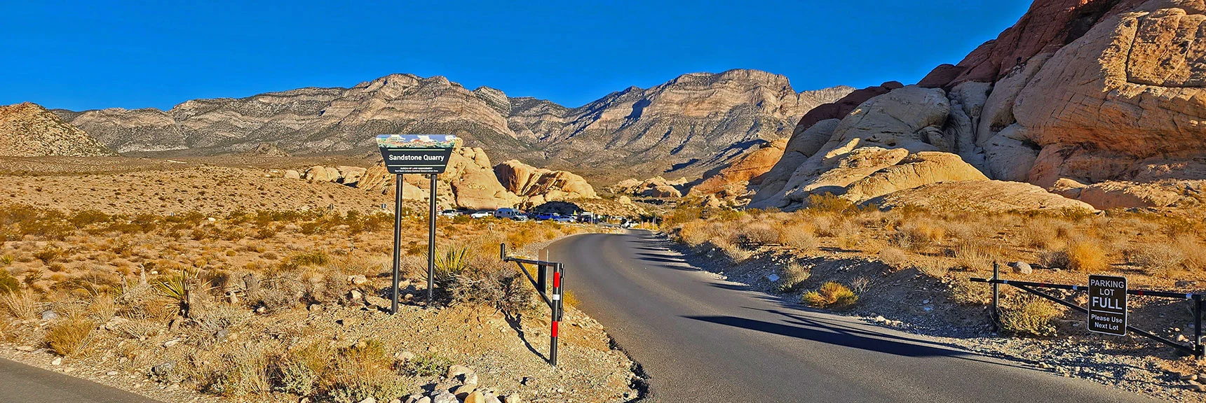 Be at Sandstone Quarry Parking Area by 9am Weekends or Risk No Parking Spot! | Turtlehead Peak | Red Rock Canyon National Conservation Area, Nevada