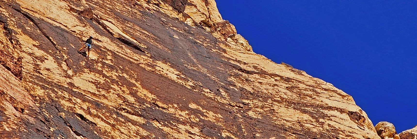 This Guy Must Really Trust His Anchor! | Rock Climber Observations | Pine Creek Canyon | Rainbow Mountain Wilderness, Nevada