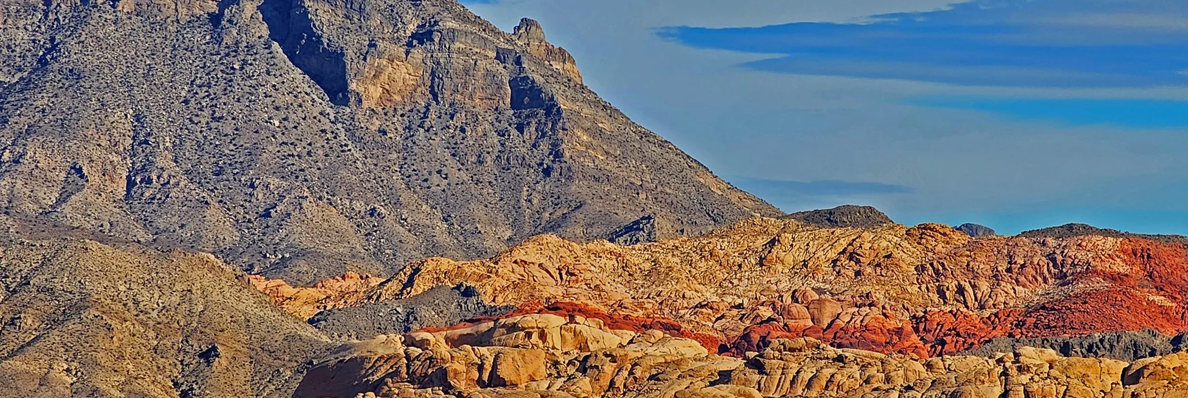 Northern Calico Hills | Rainbow Mountain Eastern Cliffs Rock Climbers | Rainbow Mountain Wilderness, Nevada