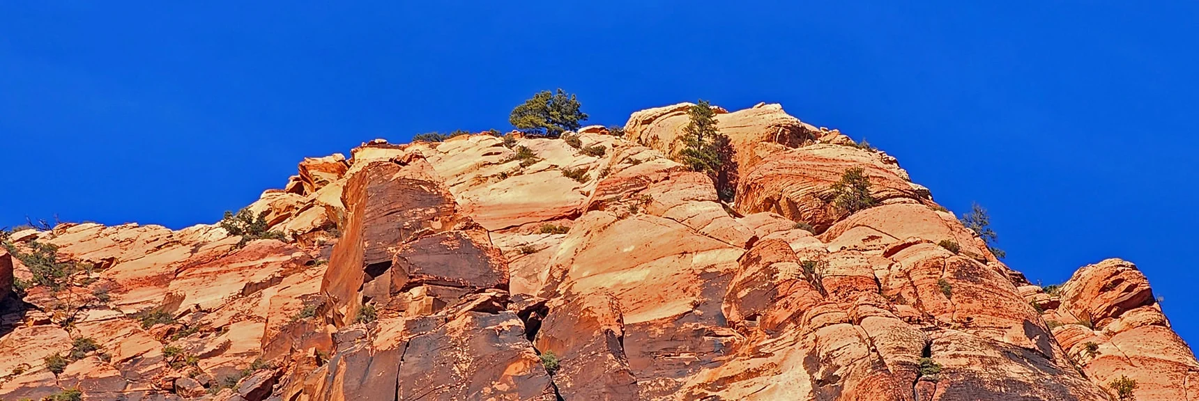 Closer View of Juniper Peak Summit | Rainbow Mountain Eastern Cliffs Rock Climbers | Rainbow Mountain Wilderness, Nevada