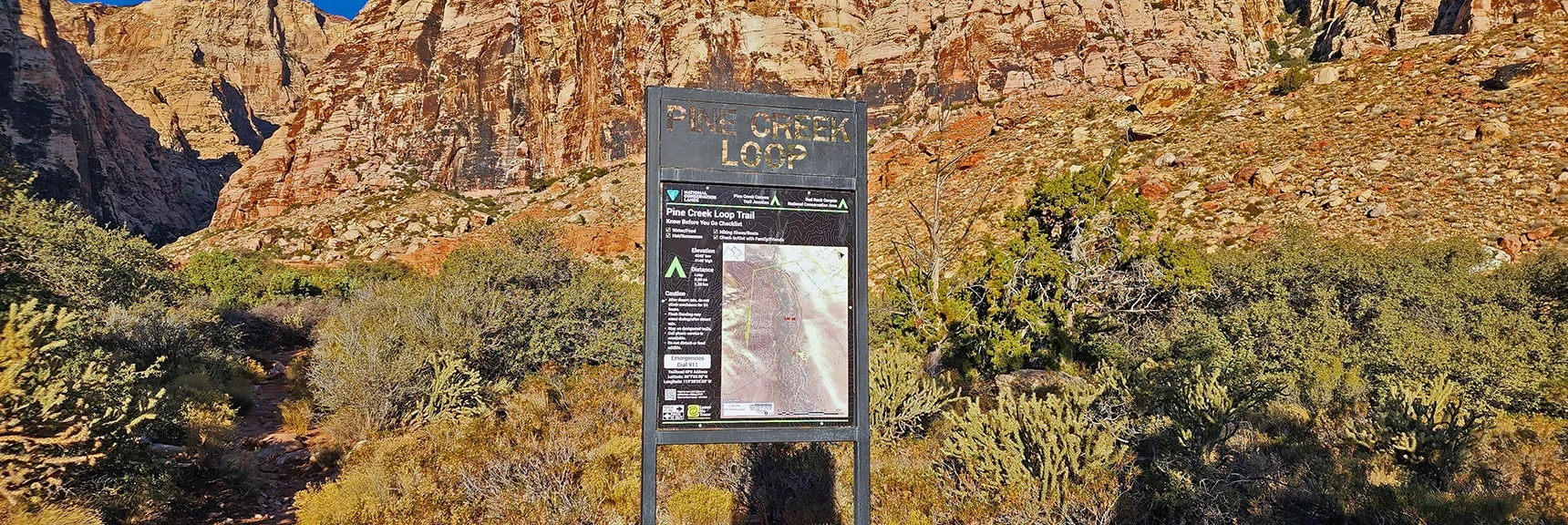 Take a Left onto the Pine Creek Loop Trail (Also the Knoll Trail) | Rainbow Mountain Eastern Cliffs Rock Climbers | Rainbow Mountain Wilderness, Nevada
