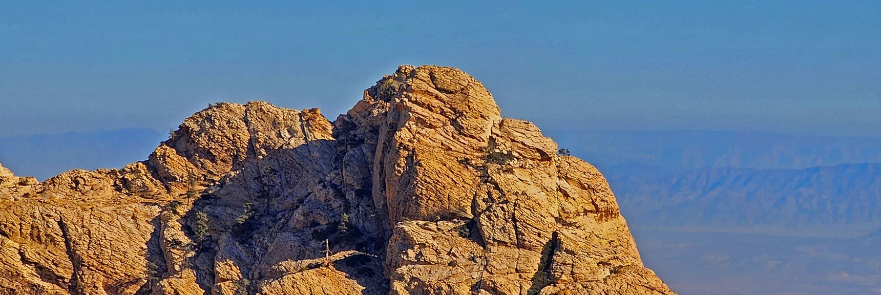 Mt Wilson Southern Summit | Rainbow Mountains Mid Upper Crest Ridgeline from Lovell Canyon, Nevada