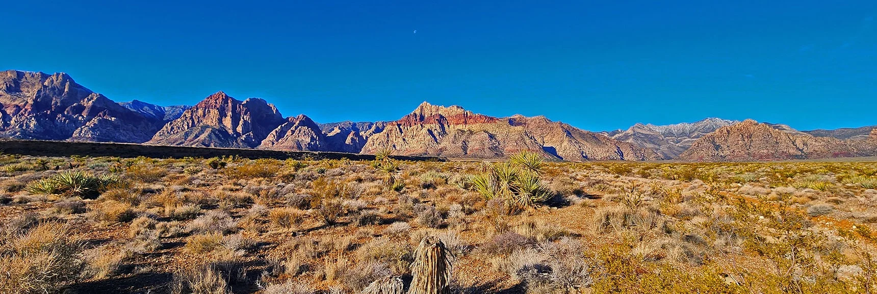 View North Along the Rainbow Mountains | Grand Circle Loop | Red Rock Canyon National Conservation Area, Nevada