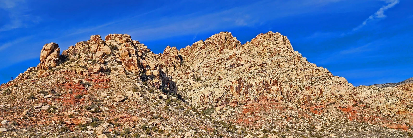 Southwest Side of White Rock Mountain | Grand Circle Loop | Red Rock Canyon National Conservation Area, Nevada