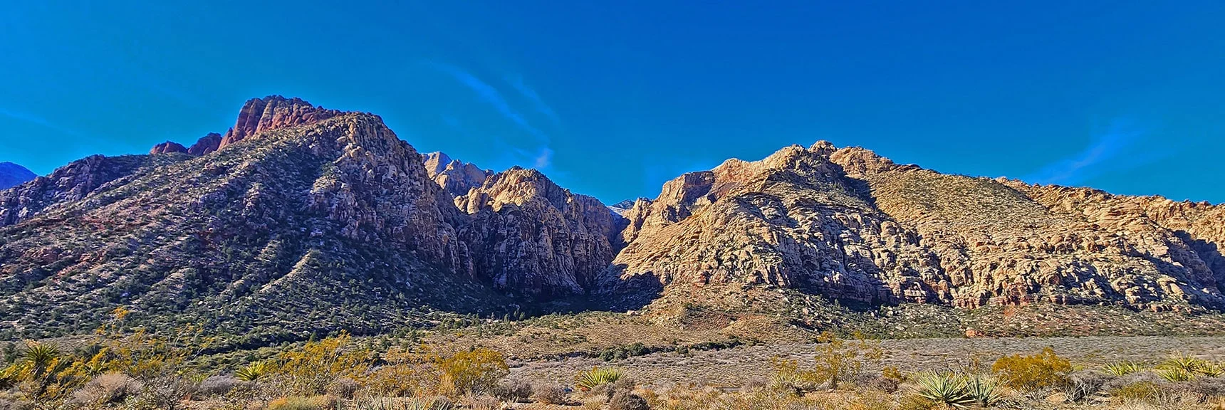 Left to Right: Juniper Peak, Pine Creek Canyon, Bridge Mountain | Grand Circle Loop | Red Rock Canyon National Conservation Area, Nevada