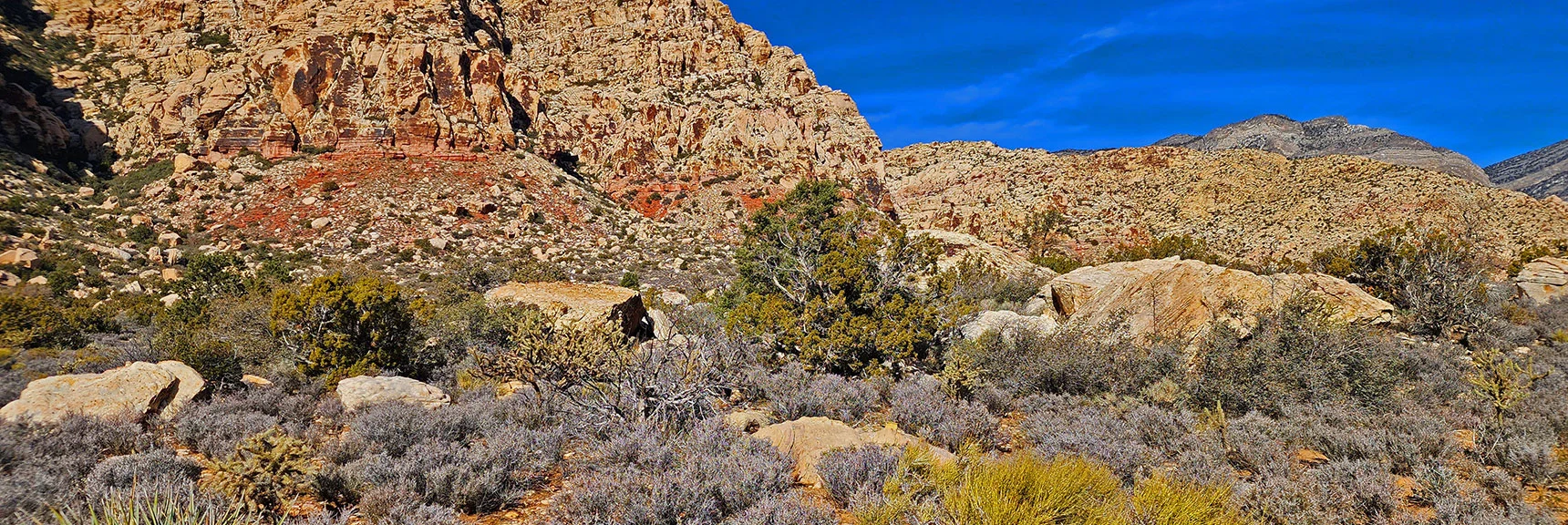 Navigating Southern Base of White Rock Mountain | Grand Circle Loop | Red Rock Canyon National Conservation Area, Nevada