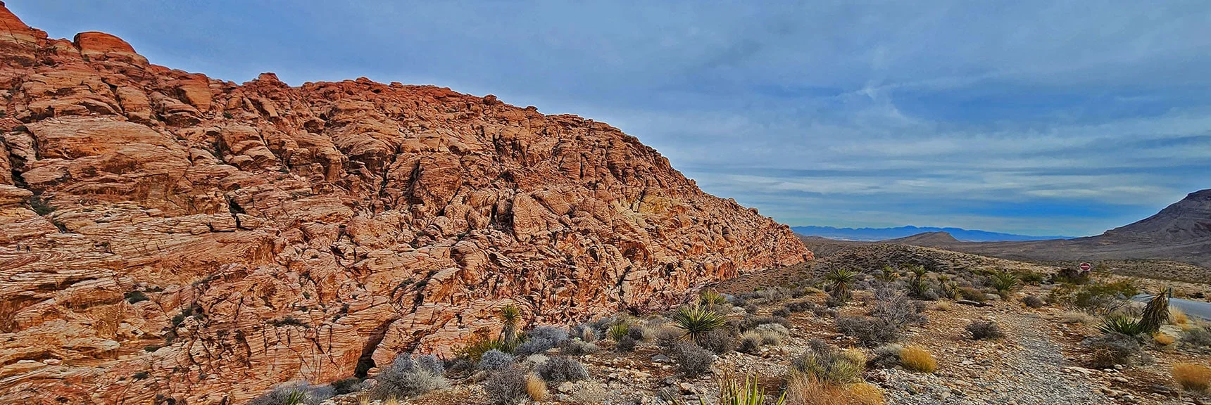 Southern Tip of Calico Hills. Grand Circle Loop Crosses Scenic Drive Near Pullout #1 | Grand Circle Loop | Red Rock Canyon National Conservation Area, Nevada