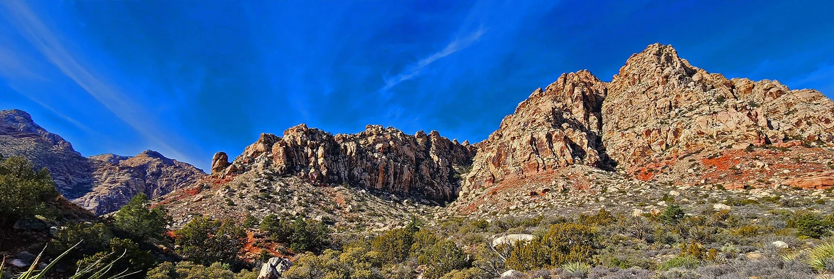 Southwest Side of White Rock Mountain | Grand Circle Loop | Red Rock Canyon National Conservation Area, Nevada