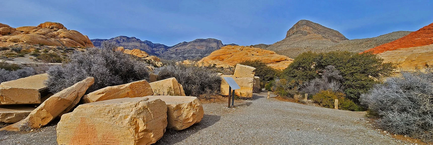 10-Ton Sandstone Blocks Quarried from the Hillside | Grand Circle Loop | Red Rock Canyon National Conservation Area, Nevada