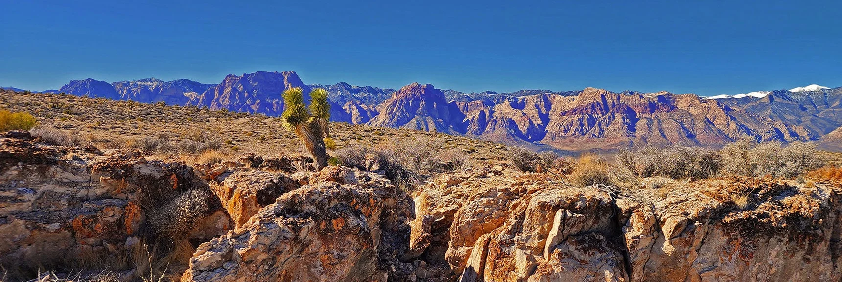 Rugged High Desert Scenery Along Eastern Ridgeline | Eastern Outer Circuit | Blue Diamond Hill | Red Rock Canyon, Nevada