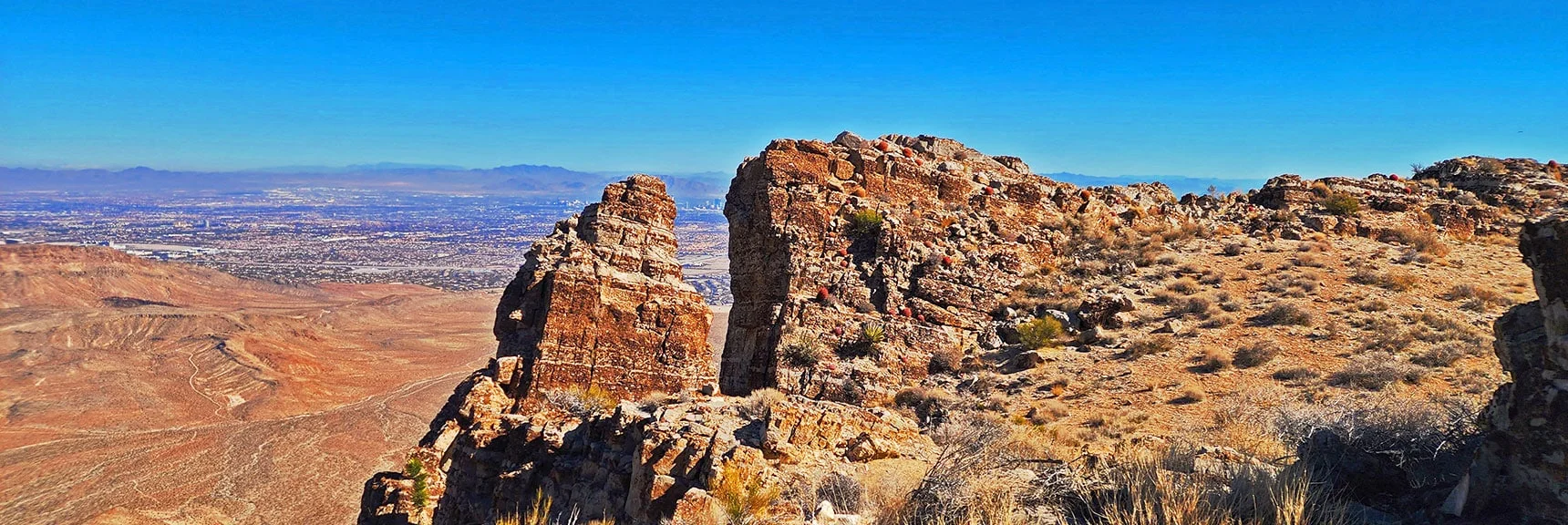 More Eastern Ridgeline Majestic Pillar Formations | Eastern Outer Circuit | Blue Diamond Hill | Red Rock Canyon, Nevada