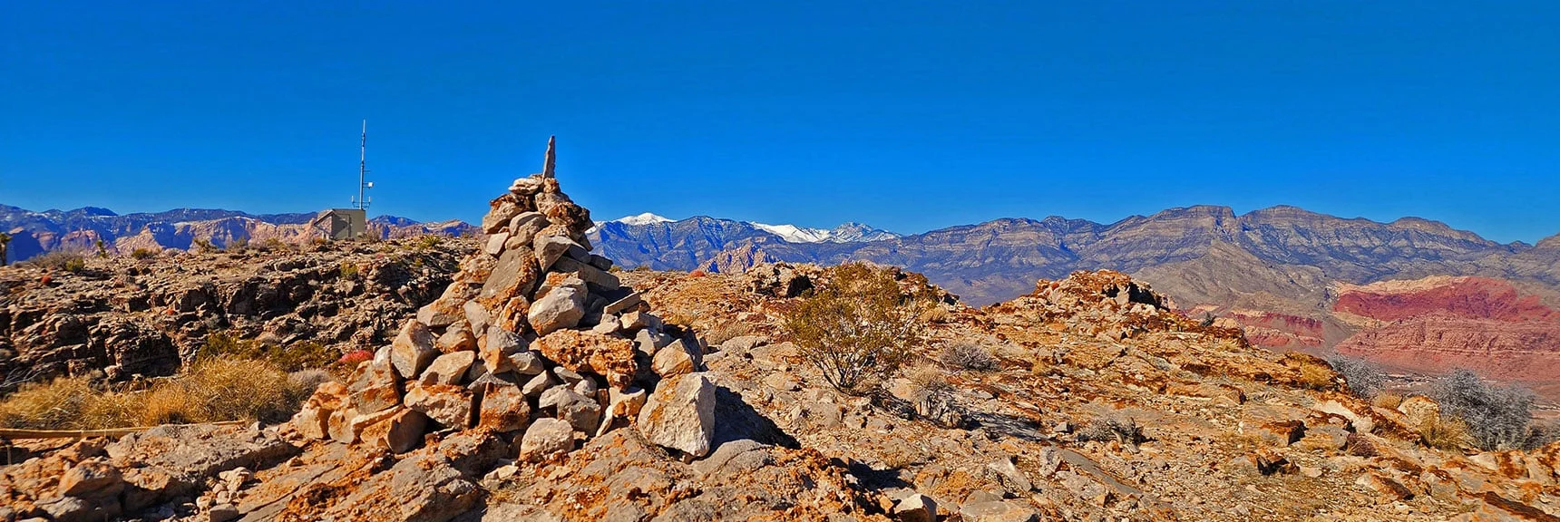 Just Passed the Radio Tower on Overlook Ridge Trail | Eastern Outer Circuit | Blue Diamond Hill | Red Rock Canyon, Nevada