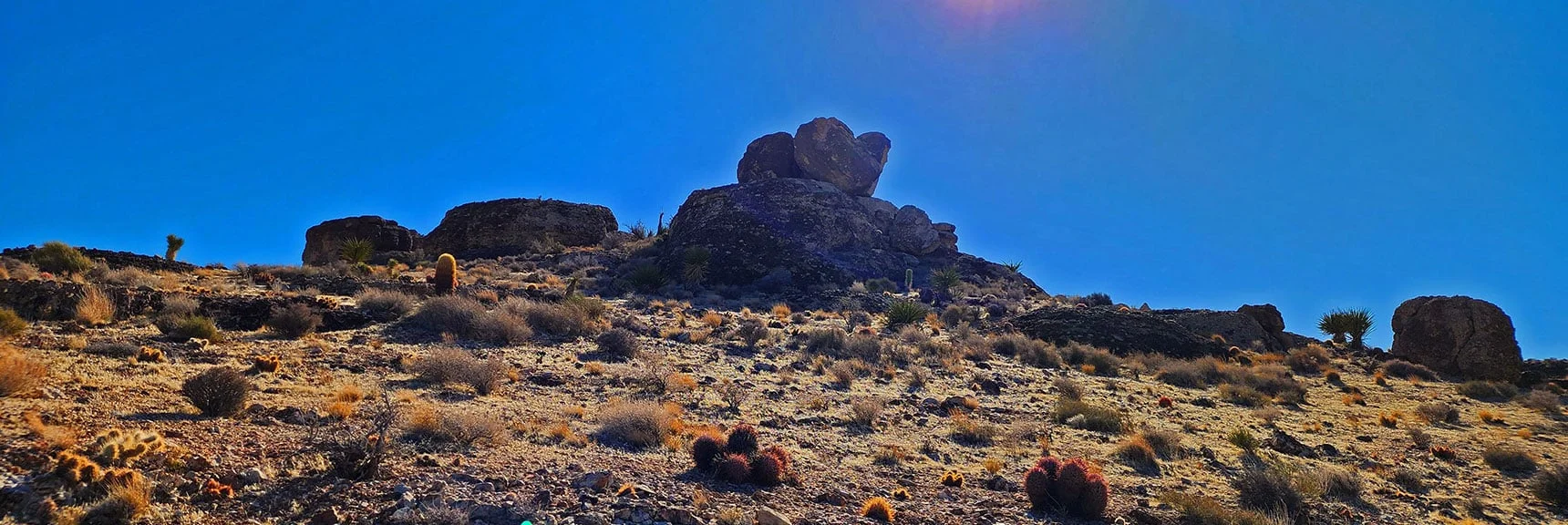 Arrival at First Eastern Upper Ridge High Point | Eastern Outer Circuit | Blue Diamond Hill | Red Rock Canyon, Nevada