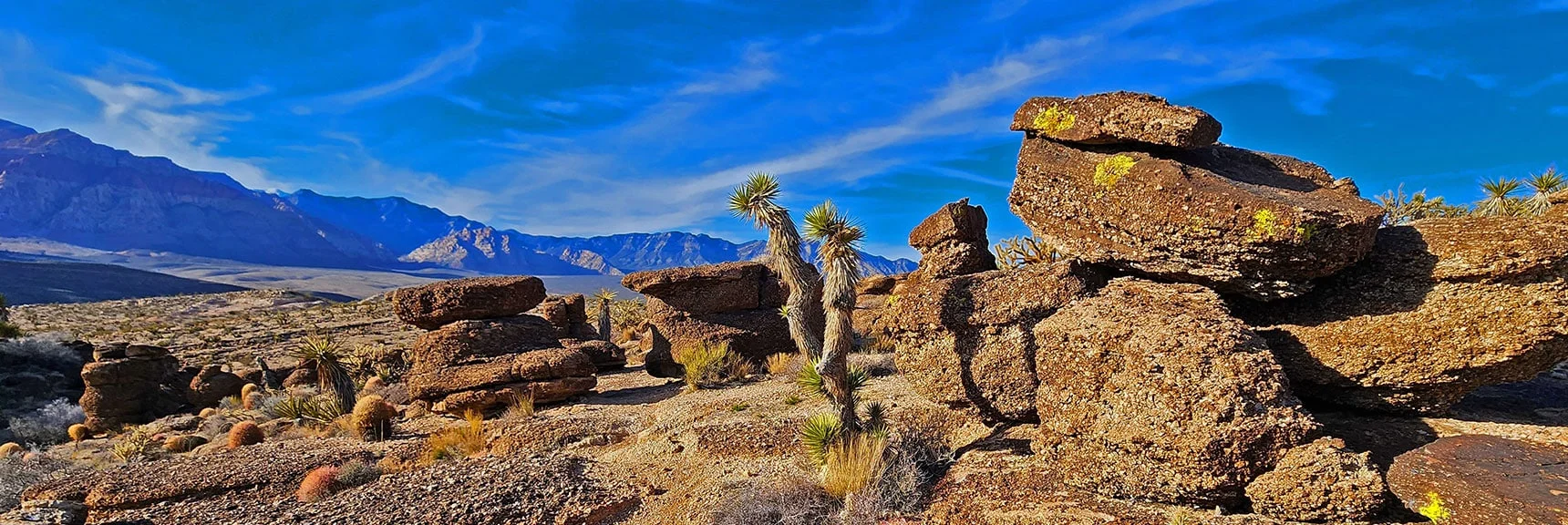 Amazing Composite Rock Pillars on the Kibbles 'N Bits Trail | Western Trails and Ridges | Blue Diamond Hill | Red Rock Canyon, Nevada