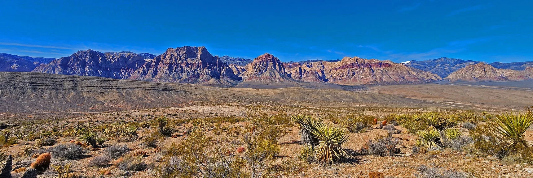 Northern Rainbow Mts. from Indecision Peak to White Rock Mt. | Western Trails and Ridges | Blue Diamond Hill | Red Rock Canyon, Nevada