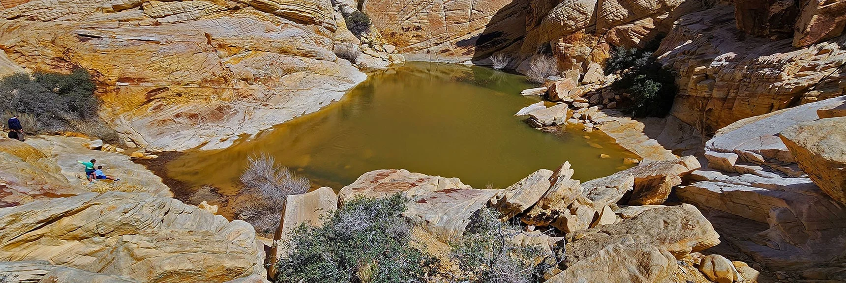 Another View of the Upper Calico Tank | Ash Canyon to Calico Tanks | Calico Basin and Red Rock Canyon, Nevada | David Smith | Las Vegas Area Trails