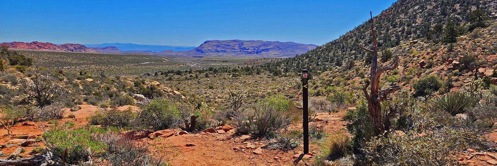 Trail is Well Marked, Easy to Follow, Minimal Incline, 2 High Points | SMYC Trail | Red Rock Canyon National Conservation Area, Nevada | David Smith | LasVegasAreaTrails.com
