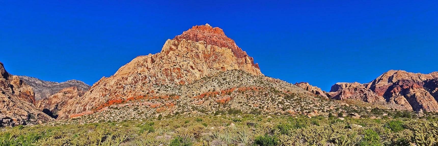 Rainbow Mt. Just to the West Along This Stretch of Knoll Trail | Knoll Trail | Red Rock Canyon National Conservation Area, Nevada | David Smith | LasVegasAreaTrails.com