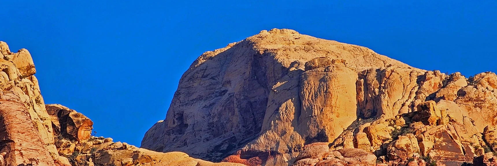 Another Perspective of Southern Bridge Mt. Summit Area. | Knoll Trail | Red Rock Canyon National Conservation Area, Nevada | David Smith | LasVegasAreaTrails.com