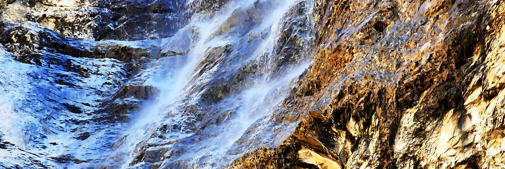 Multiple Streams Converge on the Way Down | Mary Jane Falls | Mt. Charleston Wilderness | Spring Mountains, Nevada