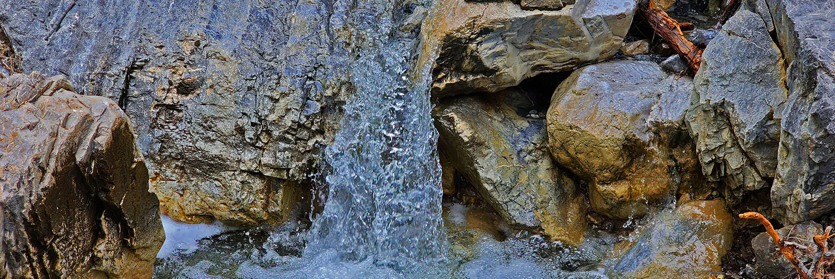 Falling Water Radiates Energy, Beauty and Music | Fletcher Canyon Trail | Mt Charleston Wilderness | Spring Mountains, Nevada