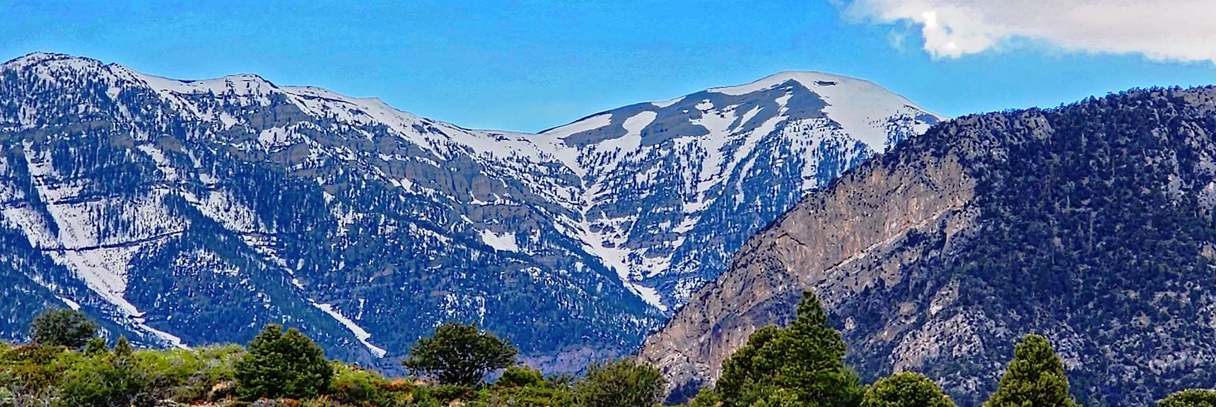 Crash Site at SE Base of Charleston Peak | Escarpment Trail | Mt Charleston Wilderness | Spring Mountains, Nevada