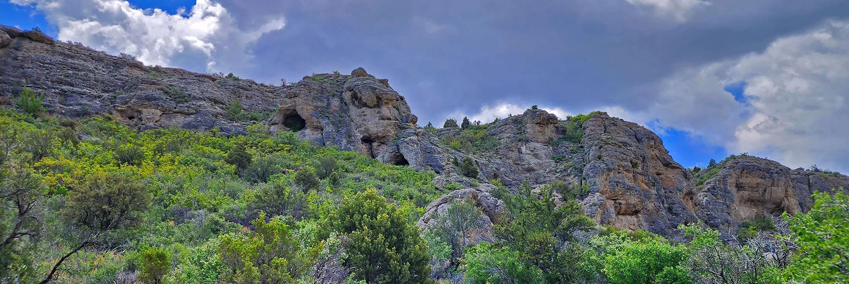 More Caves Along The Escarpment Base | Escarpment Trail | Mt Charleston Wilderness | Spring Mountains, Nevada