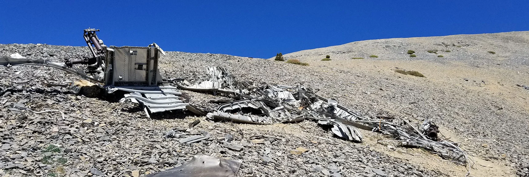 Closer View of Plane's Main Section | Escarpment Trail | Mt Charleston Wilderness | Spring Mountains, Nevada