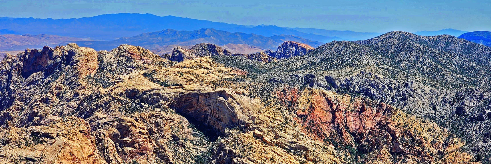 Southern Rainbow Mountains and Upper Crest Ridgeline | Mt Wilson to Hidden Peak | Upper Crest Ridgeline | Rainbow Mountain Wilderness, Nevada