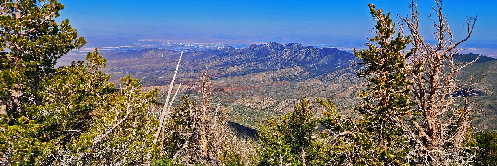 La Madre Mountains with North Las Vegas Valley Background | Wilson Ridge to Harris Mountain | Lovell Canyon, Nevada
