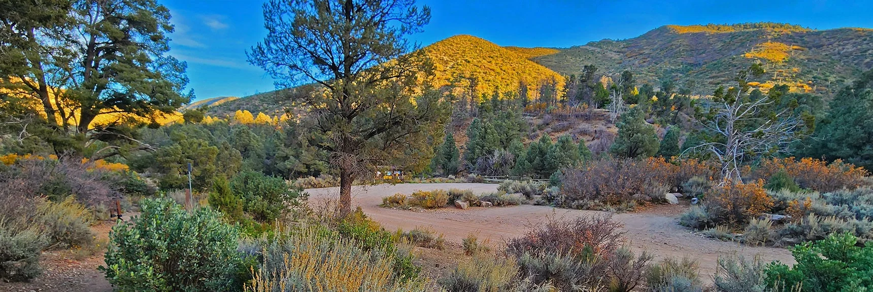 Arrival Back at Main Trailhead and Camping Area. | Griffith Shadow Loop | Lovell Canyon, Nevada