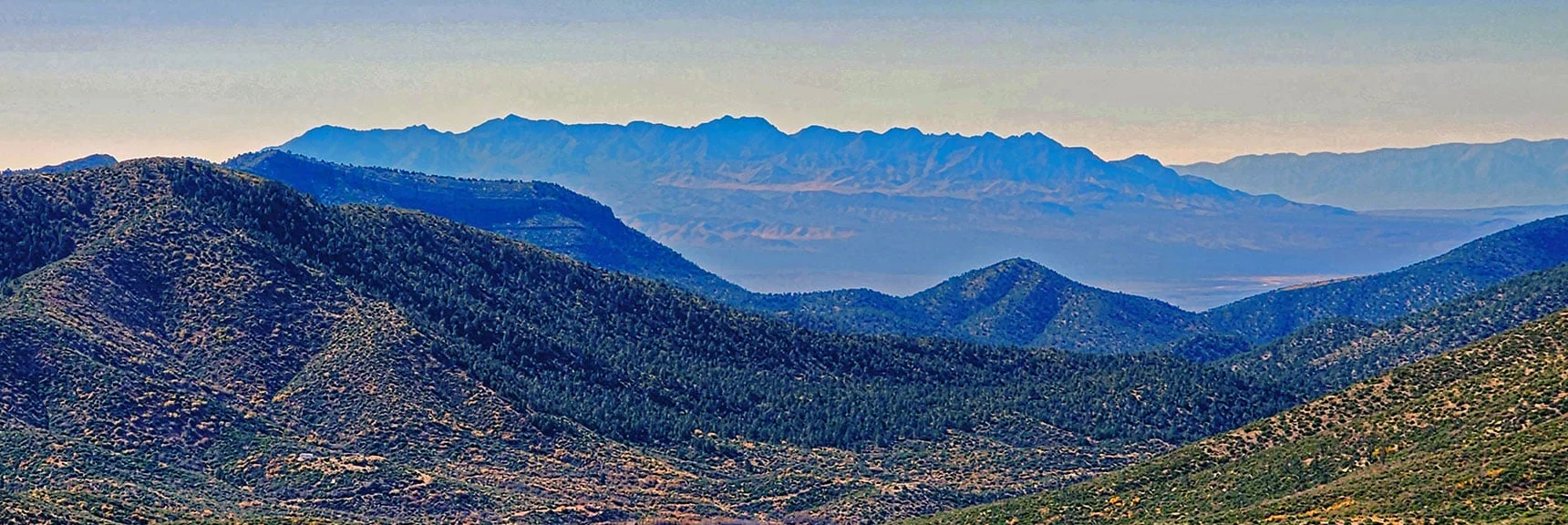 Nopah Range Seen in Distance Beyond Trout Canyon. | Griffith Shadow Loop | Lovell Canyon, Nevada