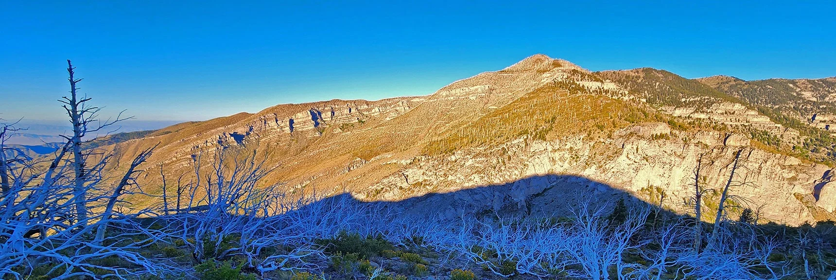 Descend 1,000ft to Saddle, Then Ascend 2,000ft to Griffith Peak | Wilson Ridge / Sexton Ridge Circuit | Lovell Canyon, Nevada