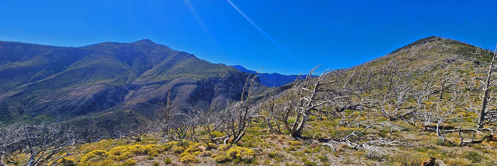Approaching Steep High Point Below Harris Mt. | Wilson Ridge / Sexton Ridge Circuit | Lovell Canyon, Nevada